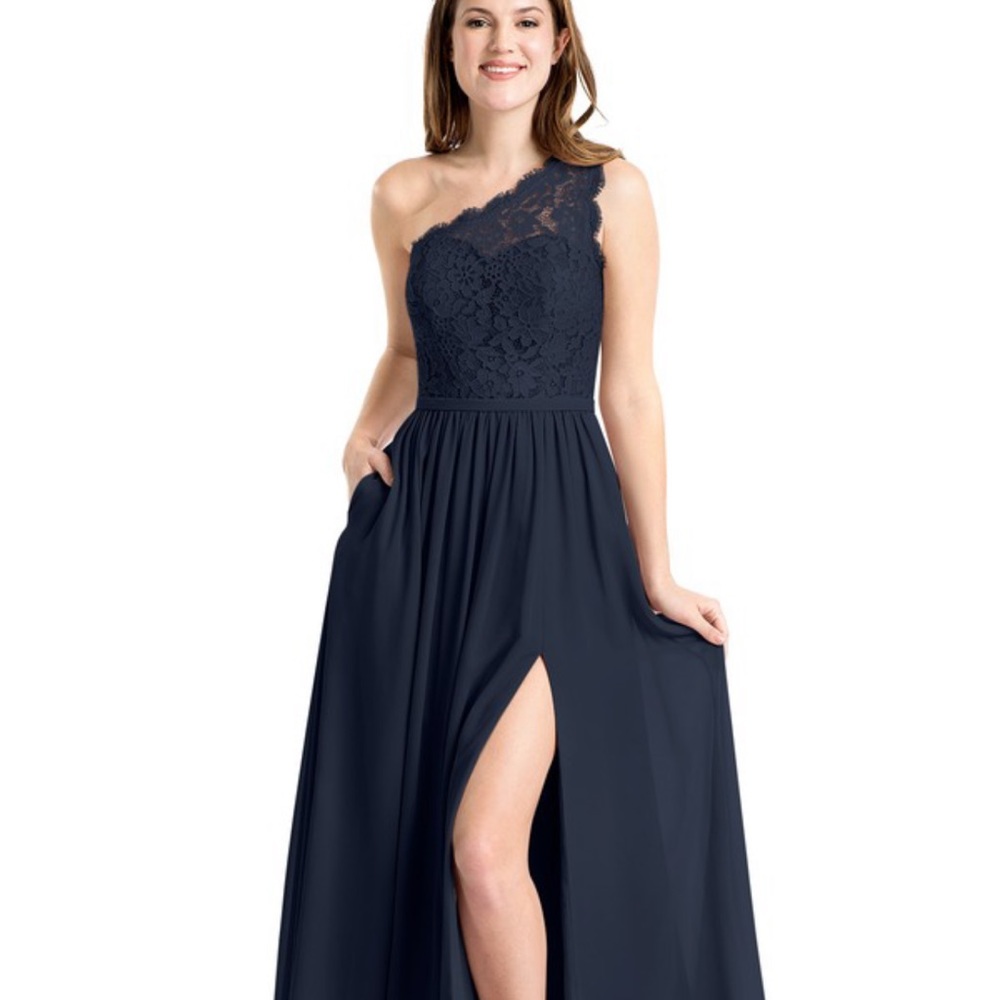 Size 14 Navy Azazie Bridesmaid Dress